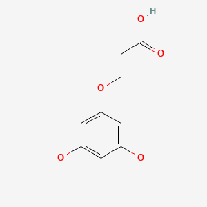 molecular formula C11H14O5 B1610640 3-(3,5-Dimethoxyphenoxy)propanoic acid CAS No. 854678-45-8