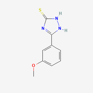 molecular formula C9H9N3OS B1610642 5-(3-methoxyphenyl)-4H-1,2,4-triazole-3-thiol CAS No. 419540-45-7