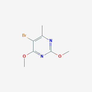 molecular formula C7H9BrN2O2 B1610646 5-Bromo-2,4-dimethoxy-6-methylpyrimidine CAS No. 7752-70-7