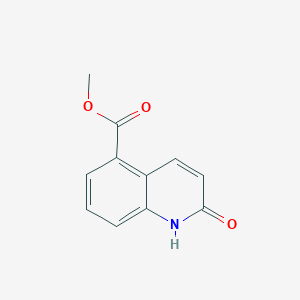 molecular formula C11H9NO3 B1610648 Methyl 2-oxo-1,2-dihydroquinoline-5-carboxylate CAS No. 70758-34-8