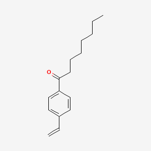 molecular formula C16H22O B1610649 1-(4-Vinylphenyl)octan-1-one CAS No. 24993-87-1