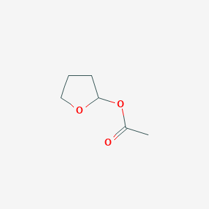 molecular formula C6H10O3 B161065 Tetrahydro-2-furyl acetate CAS No. 1608-67-9