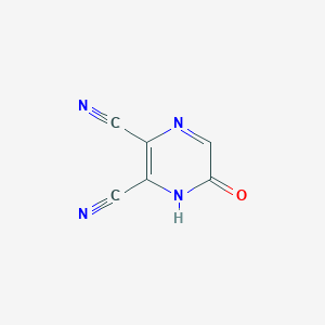 molecular formula C6H2N4O B1610652 5-Hydroxypyrazine-2,3-dicarbonitrile CAS No. 57005-60-4