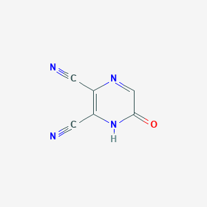 molecular formula C6H2N4O B1610652 6-Oxo-1,6-dihydropyrazine-2,3-dicarbonitrile CAS No. 57005-60-4
