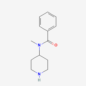 molecular formula C13H18N2O B1610654 N-Methyl-N-(piperidin-4-yl)benzamide CAS No. 64951-39-9