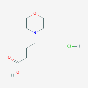 molecular formula C8H16ClNO3 B1610657 4-Morpholinobutanoic acid hydrochloride CAS No. 39493-84-0