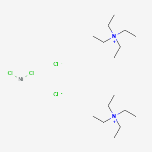 molecular formula C16H40Cl4N2Ni B1610678 Tetraethylammonium tetrachloronickelate(II) CAS No. 5964-71-6