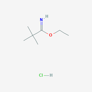molecular formula C7H16ClNO B1610682 Ethyl Pivalimidate Hydrochloride CAS No. 58910-26-2