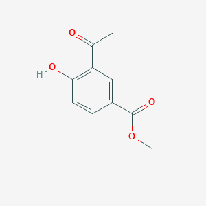 molecular formula C11H12O4 B1610689 Ethyl 3-acetyl-4-hydroxybenzoate CAS No. 57009-53-7
