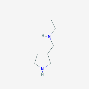 molecular formula C7H16N2 B1610690 Ethyl-pyrrolidin-3-ylmethyl-amine CAS No. 91187-83-6
