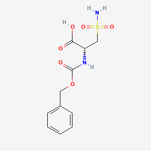 molecular formula C11H14N2O6S B1610691 N-alpha-Z-3-Sulfamoyl-L-alanine CAS No. 33662-45-2