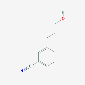 molecular formula C10H11NO B1610696 3-(3-Hydroxypropyl)benzonitrile CAS No. 83101-13-7