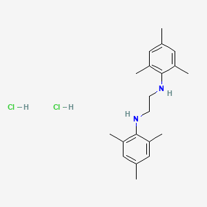 molecular formula C20H30Cl2N2 B1610701 N,N'-bis(2,4,6-trimethylphenyl)ethane-1,2-diamine,dihydrochloride CAS No. 258278-23-8