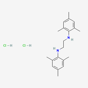 molecular formula C20H30Cl2N2 B1610701 N,N'-bis(2,4,6-trimethylphenyl)ethane-1,2-diamine;dihydrochloride CAS No. 258278-23-8