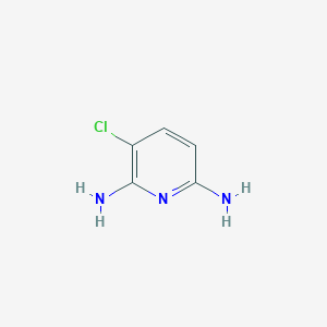 molecular formula C5H6ClN3 B1610709 3-氯吡啶-2,6-二胺 CAS No. 54903-85-4