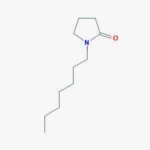 molecular formula C11H21NO B1610711 1-HEPTYL-2-PYRROLIDONE CAS No. 69343-70-0