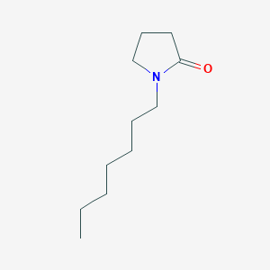 molecular formula C11H21NO B1610711 1-Heptylpyrrolidin-2-one CAS No. 69343-70-0