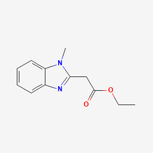 molecular formula C12H14N2O2 B1610716 (1-Methyl-1H-benzoimidazol-2-yl)acetic acid ethyl ester CAS No. 2735-61-7