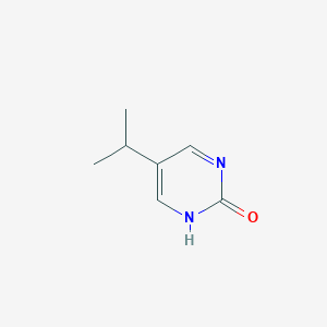 molecular formula C7H10N2O B1610720 5-Isopropylpyrimidin-2(1H)-one CAS No. 64171-58-0
