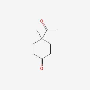 molecular formula C9H14O2 B1610722 4-乙酰基-4-甲基环己酮 CAS No. 6848-93-7
