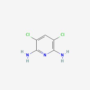molecular formula C5H5Cl2N3 B1610723 3,5-二氯吡啶-2,6-二胺 CAS No. 76942-19-3
