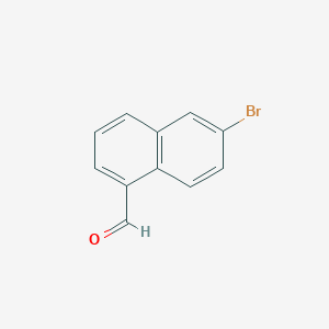 molecular formula C11H7BrO B1610732 6-Bromo-1-naphthaldehyde CAS No. 86456-56-6