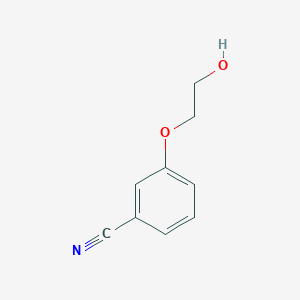 molecular formula C9H9NO2 B1610748 3-(2-Hydroxyethoxy)benzonitrile CAS No. 57928-93-5