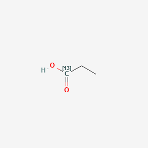 molecular formula C3H6O2 B1610749 Propanoic acid-1-13C CAS No. 6212-69-7