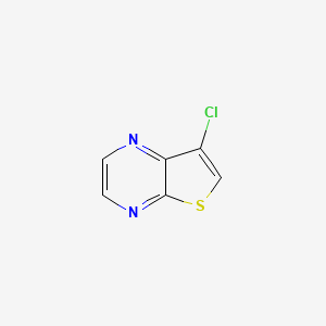 molecular formula C6H3ClN2S B1610758 7-Chlorothieno[2,3-b]pyrazine CAS No. 59944-74-0