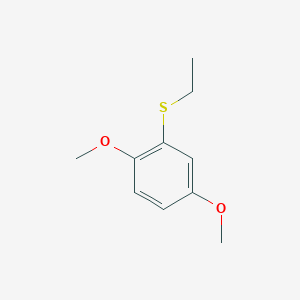 molecular formula C10H14O2S B1610769 1,4-Dimethoxy-2-ethylthiobenzene CAS No. 24920-39-6