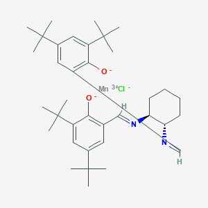 molecular formula C36H52ClMnN2O2 B161077 (S,S)-[N,N'-Bis(3,5-di-tert-butylsalicylidene)-1,2-cyclohexanediamine]manganese(III) chloride CAS No. 135620-04-1