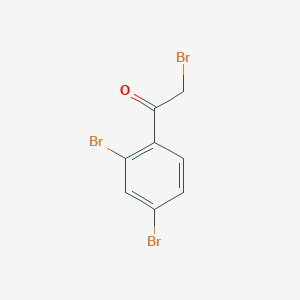 molecular formula C8H5Br3O B1610774 2-Bromo-1-(2,4-dibromophenyl)ethanone CAS No. 60208-07-3