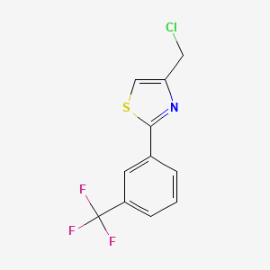 4-(Chloromethyl)-2-[3-(trifluoromethyl)phenyl]-1,3-thiazole