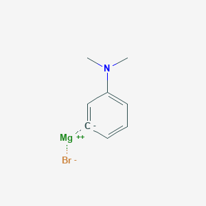 molecular formula C8H10BrMgN B1610798 3-(N,N-DIMETHYL)ANILINEMAGNESIUM BROMIDE CAS No. 86967-66-0