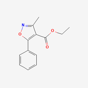 Ethyl 3-methyl-5-phenyl-1,2-oxazole-4-carboxylate