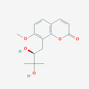 molecular formula C15H18O5 B016108 Meranzin hydrate CAS No. 5875-49-0