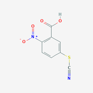 molecular formula C8H4N2O4S B161080 2-Nitro-5-thiocyanatobenzoic acid CAS No. 30211-77-9