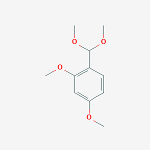 molecular formula C11H16O4 B1610804 1-(Dimethoxymethyl)-2,4-dimethoxybenzene CAS No. 91352-76-0