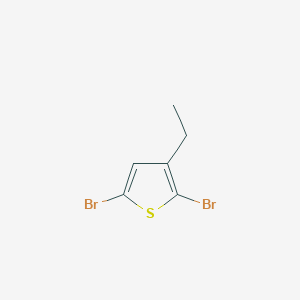 molecular formula C6H6Br2S B1610811 2,5-Dibromo-3-ethylthiophene CAS No. 53119-57-6