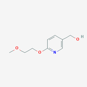 molecular formula C9H13NO3 B1610815 (6-(2-Methoxyethoxy)pyridin-3-yl)methanol CAS No. 405103-53-9