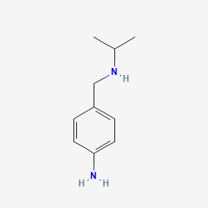molecular formula C10H16N2 B1610821 N-Isopropyl-4-aminobenzylamine CAS No. 324560-63-6