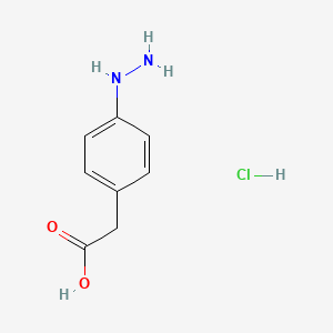 (4-Hydrazinophenyl)acetic acid hydrochloride