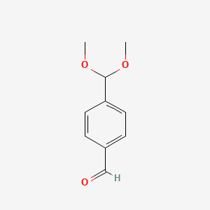 molecular formula C10H12O3 B1610826 4-(Dimethoxymethyl)benzaldehyde CAS No. 103781-93-7