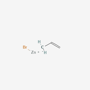 molecular formula C3H5BrZn B1610830 Zinc, bromo-2-propenyl- CAS No. 18925-10-5