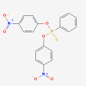 molecular formula C18H13N2O6PS B1610834 Bis(4-nitrophenoxy)phenylphosphine sulfide CAS No. 32341-58-5