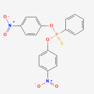 Bis(4-nitrophenoxy)phenylphosphine sulfide