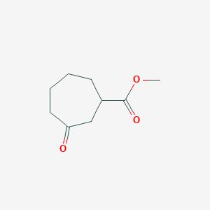 molecular formula C9H14O3 B1610838 Methyl 3-oxocycloheptanecarboxylate CAS No. 37746-13-7
