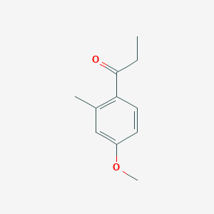 molecular formula C11H14O2 B1610842 4'-Methoxy-2'-methylpropiophenone CAS No. 53773-76-5