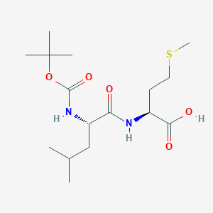 molecular formula C16H30N2O5S B1610845 Boc-leu-met-OH CAS No. 57092-20-3
