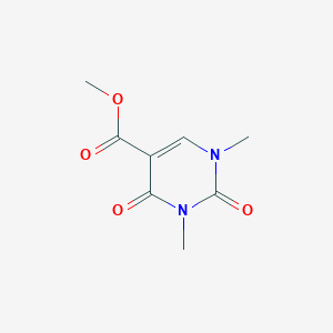 molecular formula C8H10N2O4 B1610857 Methyl 1,3-dimethyl-2,4-dioxo-1,2,3,4-tetrahydropyrimidine-5-carboxylate CAS No. 88468-97-7